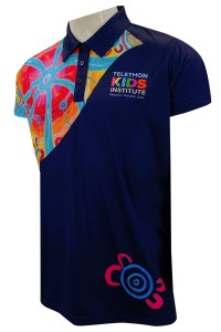 Design Sublimation Polo Shirts Customized Back Large Sublimation Mesh Fabric 3 Buttons Polo Australia Uniform Company Sublimation Garment Factory P1323